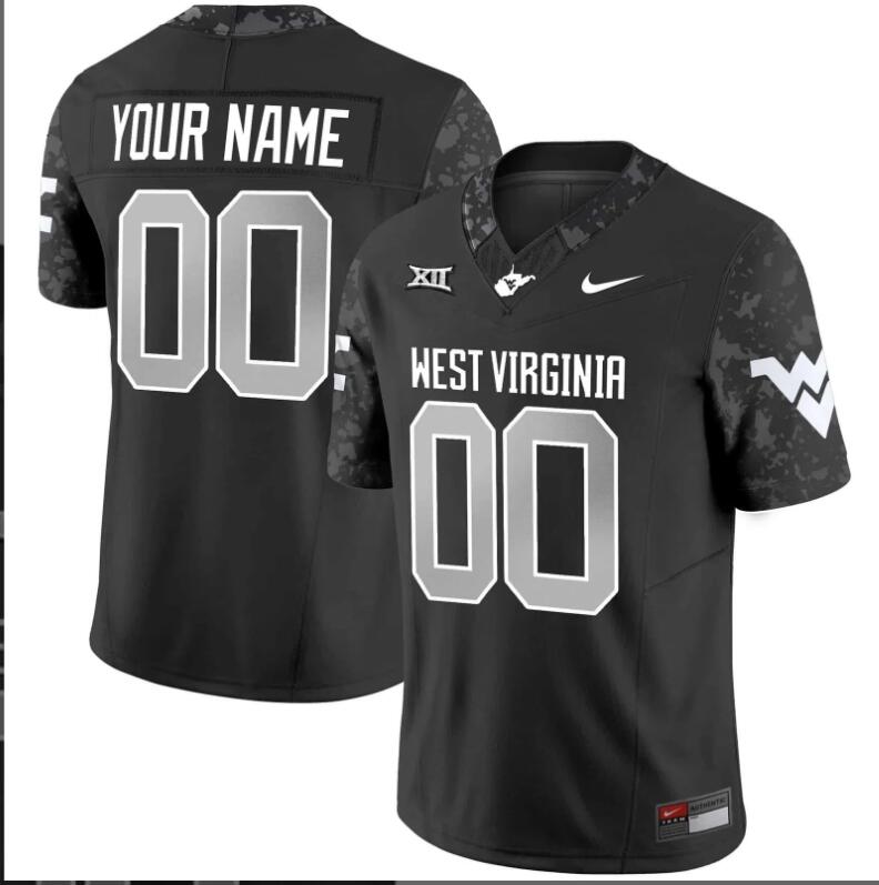 Men West Virginia Mountaineers 2024 Vapor Custom Limited NCAA jerseys
